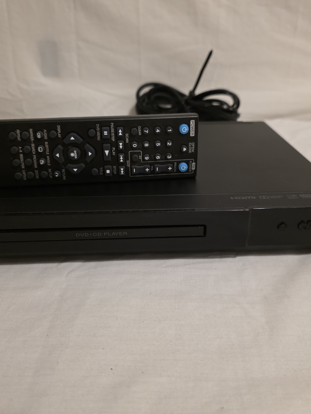 LG DP132H CD DVD Player with Remote Control & HDMI Output~ Tested